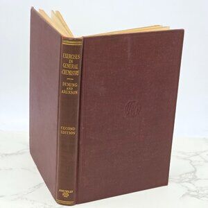Vintage Exercises in General Chemistry 1926 Chemical Science Textbook Deming